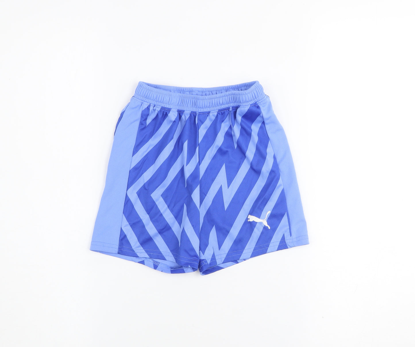 Puma Boys Blue Athletic Shorts Size 12 Years Lightweight DryCell