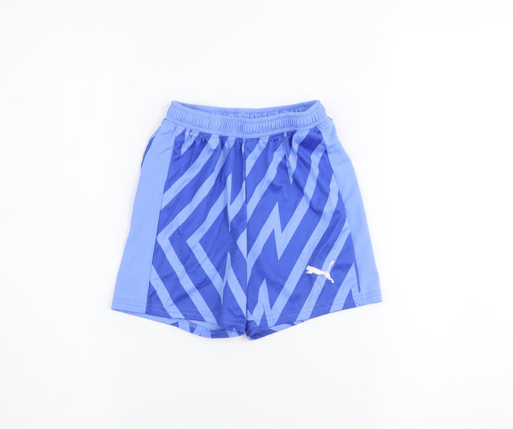 Puma Boys Blue Athletic Shorts Size 12 Years Lightweight DryCell
