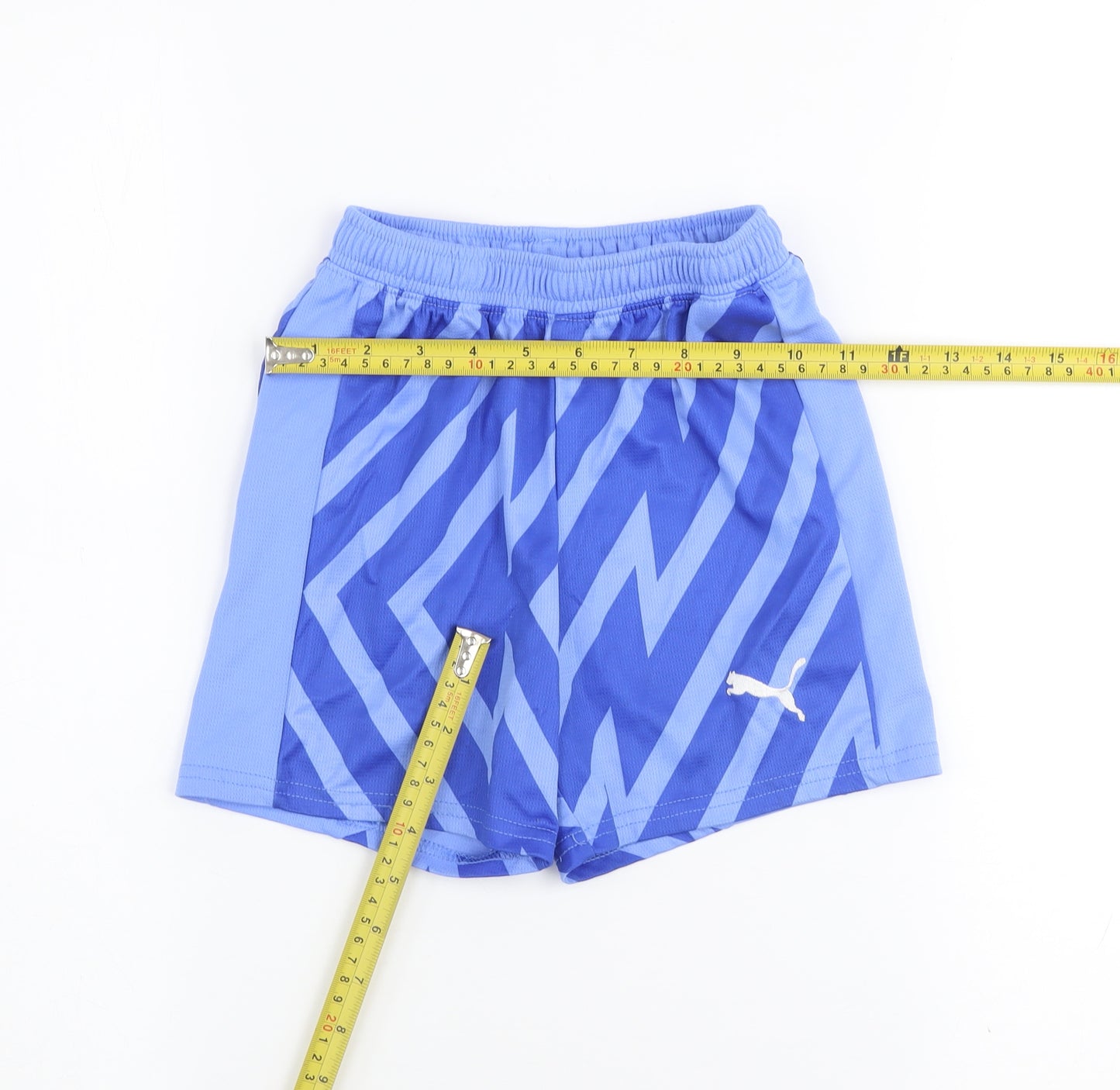 Puma Boys Blue Athletic Shorts Size 12 Years Lightweight DryCell