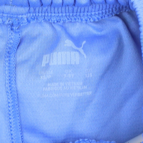 Puma Boys Blue Athletic Shorts Size 12 Years Lightweight DryCell