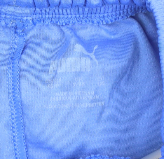 Puma Boys Blue Athletic Shorts Size 12 Years Lightweight DryCell