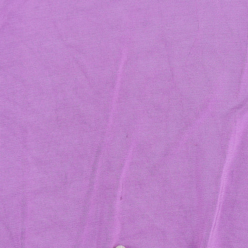 Ulla Popken Women Purple Plus Size 28/30 Sleeveless Tank Dress