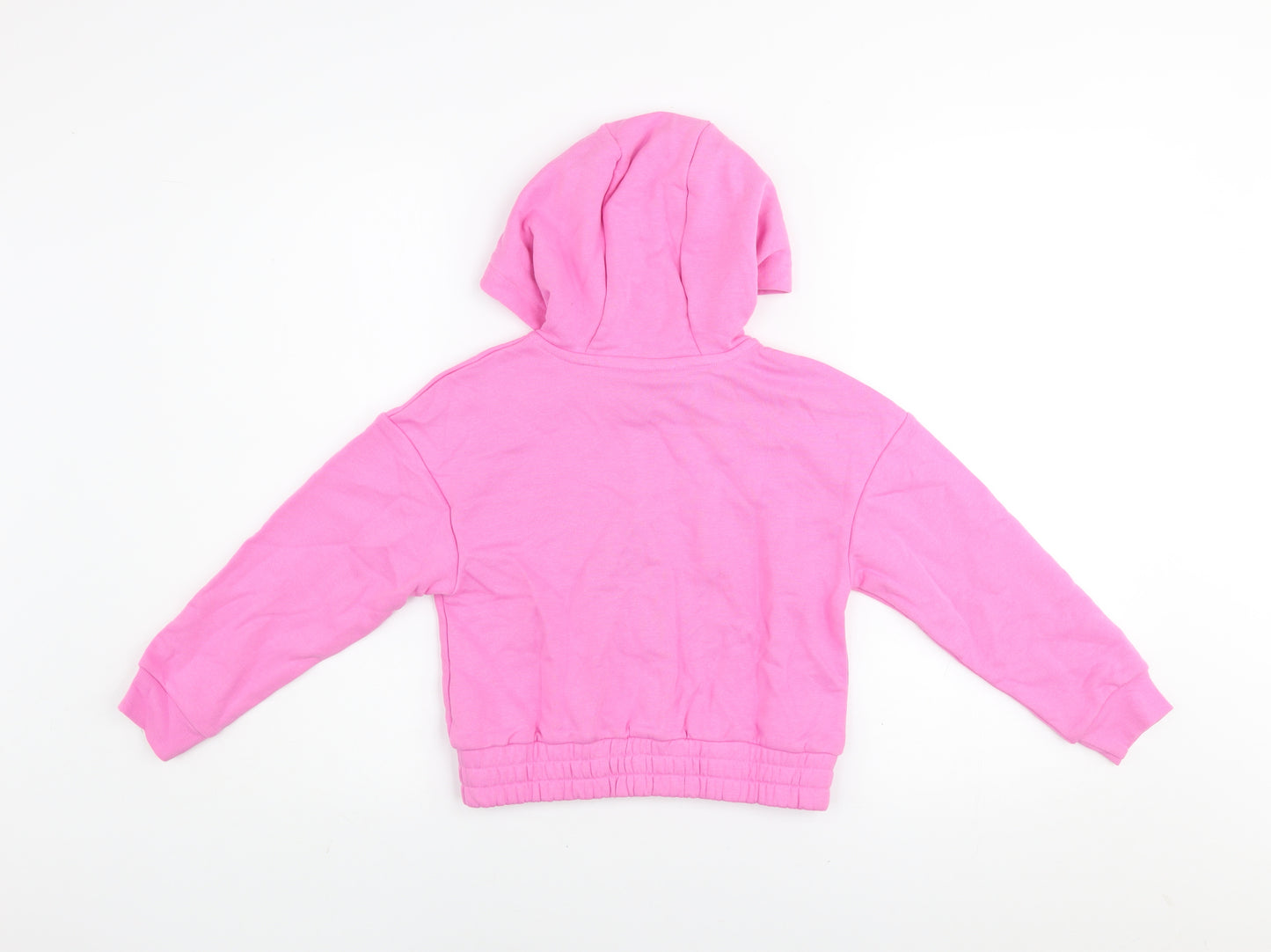 Barbie Girls Pink Full Zip Hoodie 7-8 Years Hooded Sweatshirt