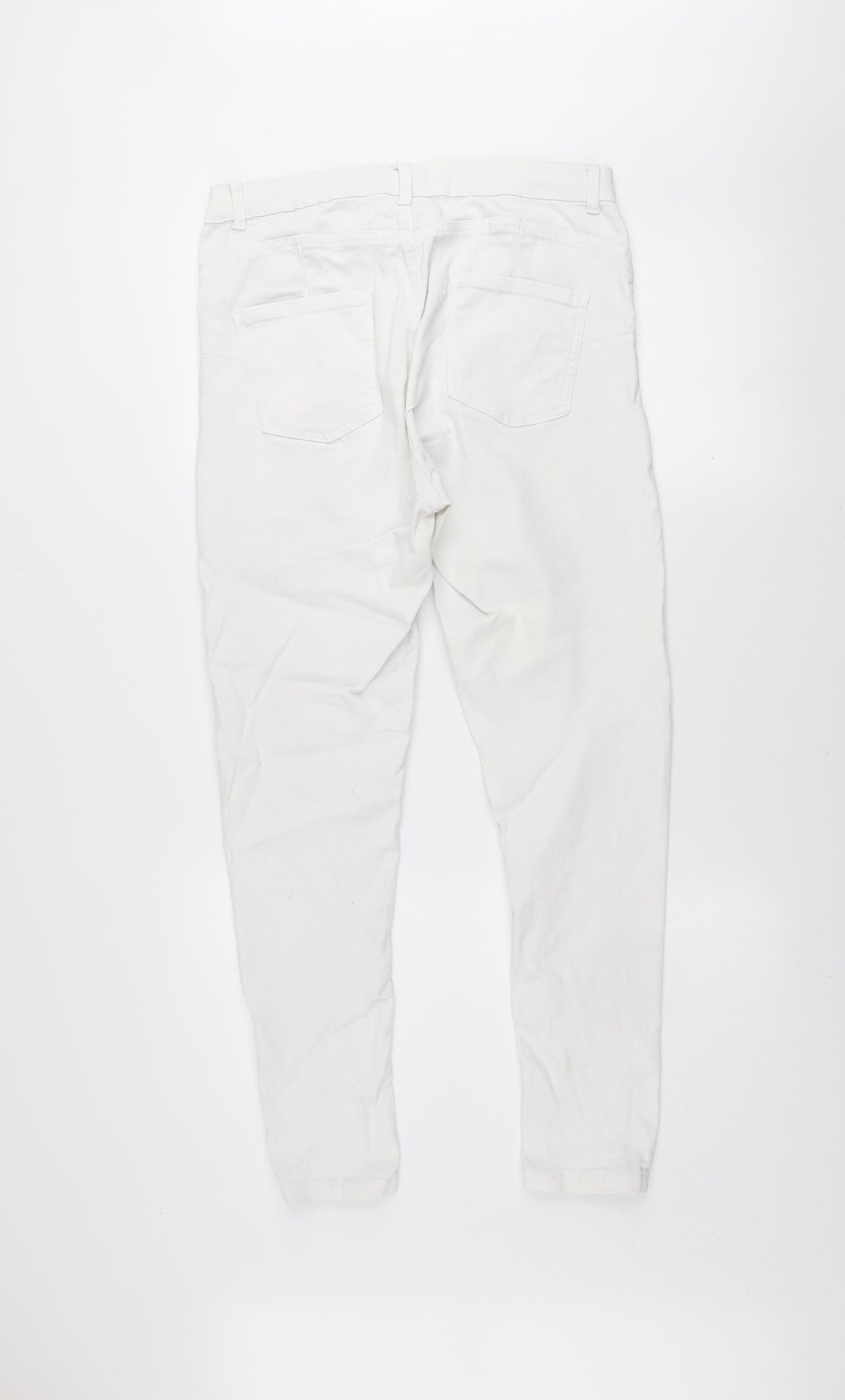 Denim Co. Women White Size 16 Skinny Stretch Jeans