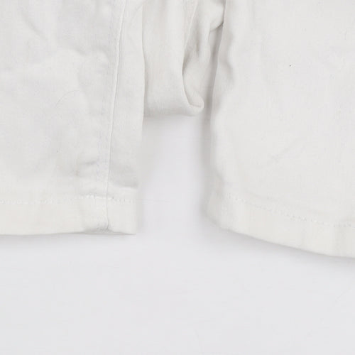 Denim Co. Women White Size 16 Skinny Stretch Jeans