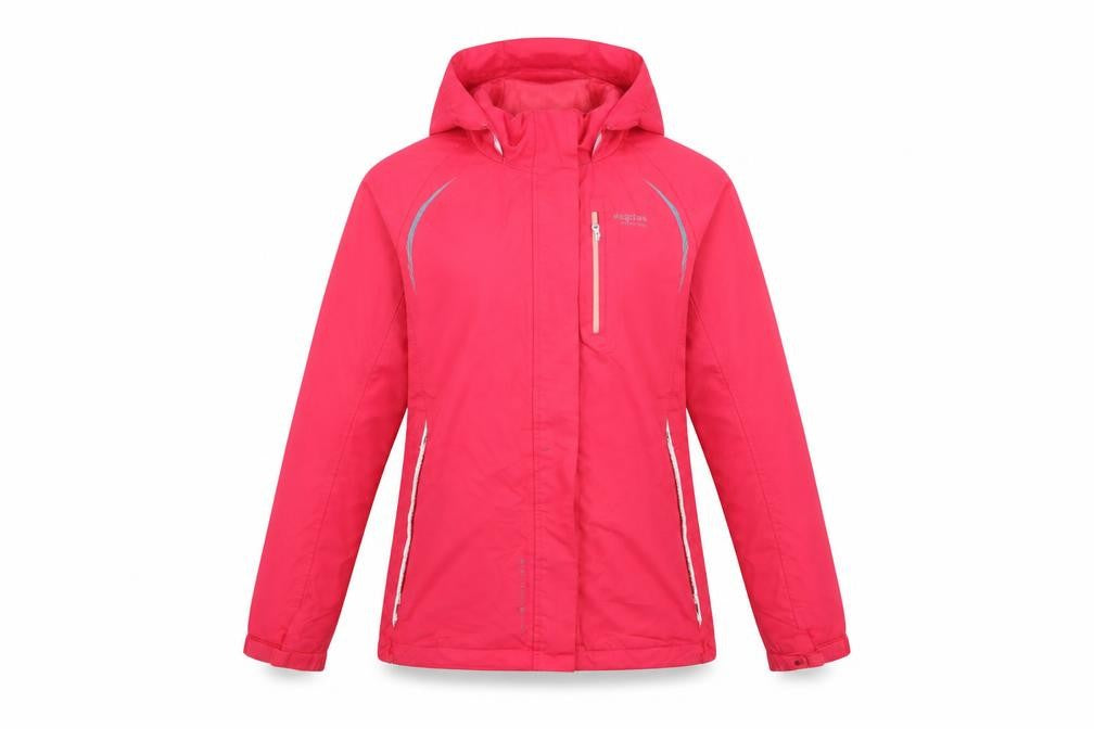 Regatta Womens Pink Waterproof Hooded Rain Jacket Size 10
