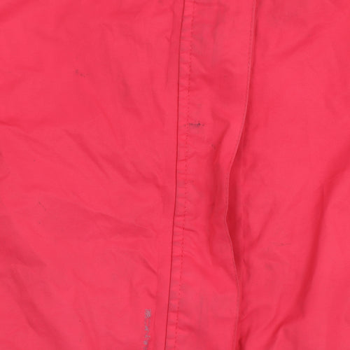 Regatta Womens Pink Waterproof Hooded Rain Jacket Size 10