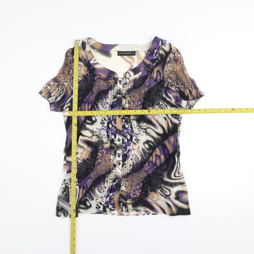 Just Elegance Women's Multicoloured Size 16 Tunic Blouse