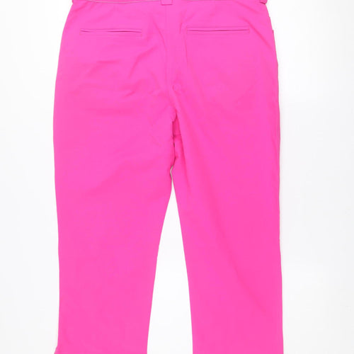 Pádraig Harrington Women’s Pink Capri Trousers Size 12 Polyester