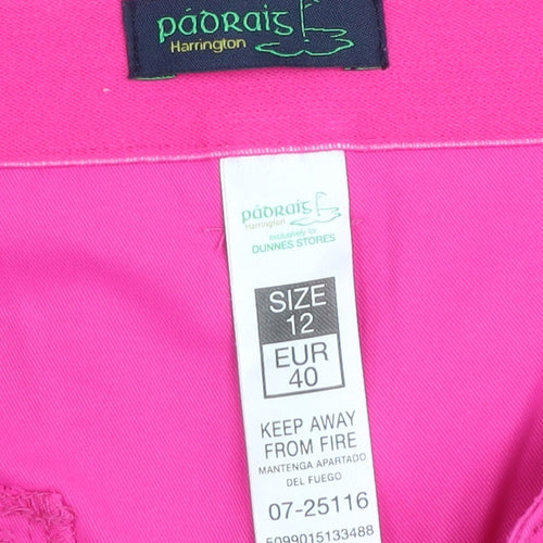 Pádraig Harrington Women’s Pink Capri Trousers Size 12 Polyester