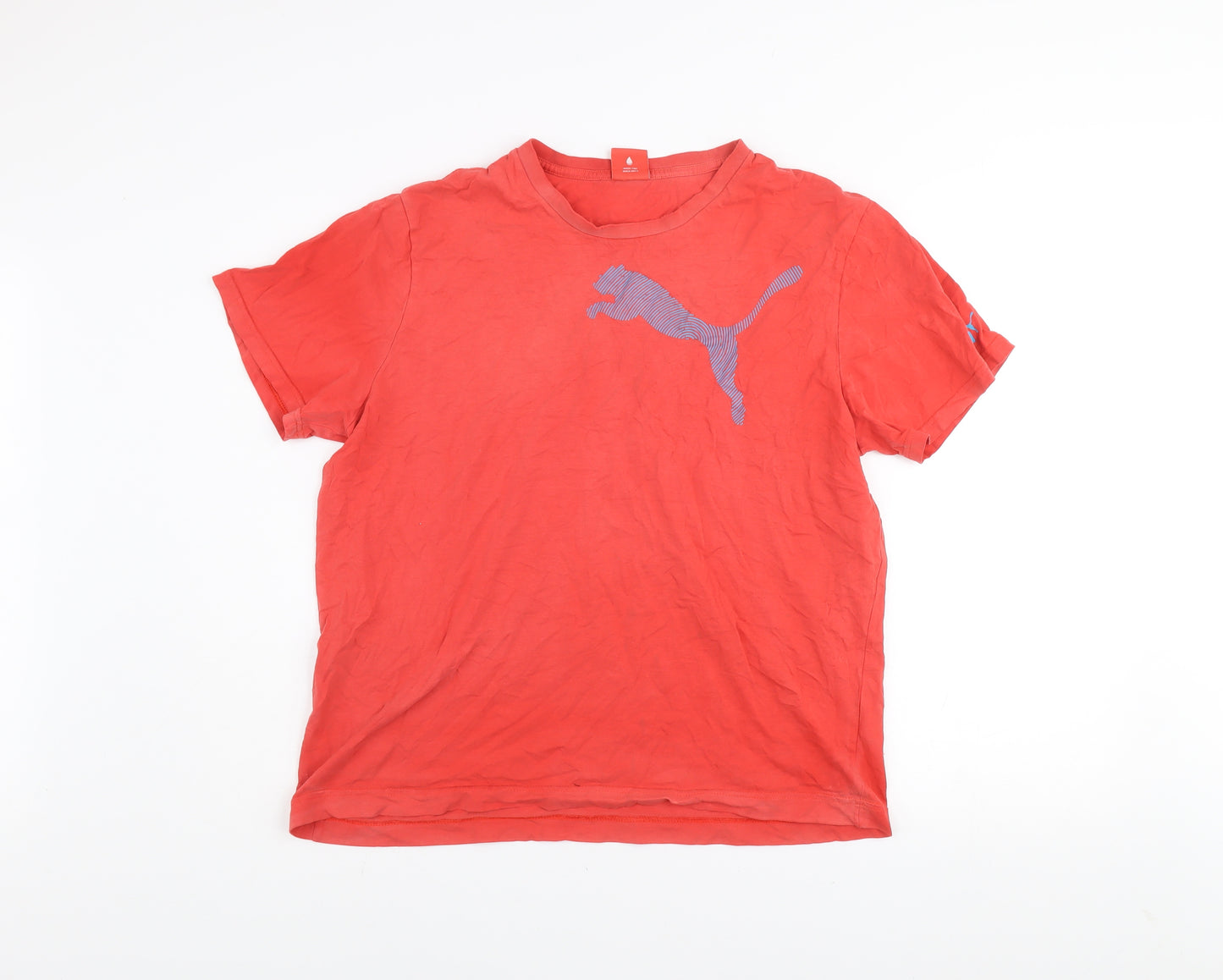 Puma Men's Red XL Crew Neck Short Sleeve Sports T-Shirt