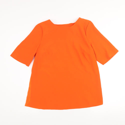 Dunnes Stores Women’s Orange Short Sleeve Blouse Size S