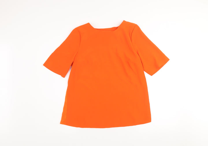 Dunnes Stores Women’s Orange Short Sleeve Blouse Size S