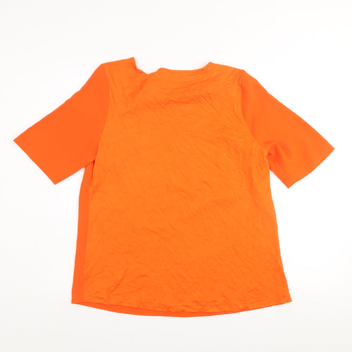Dunnes Stores Women’s Orange Short Sleeve Blouse Size S