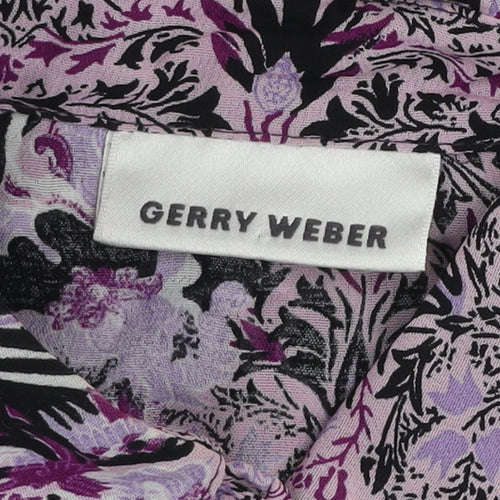 Gerry Weber Women's Multicoloured Floral Viscose Tunic Blouse Size 12