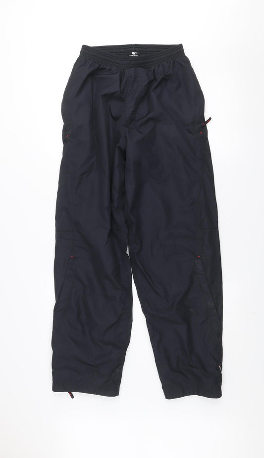 Inesis Men's Black S Walking Trousers Lightweight Quick Dry