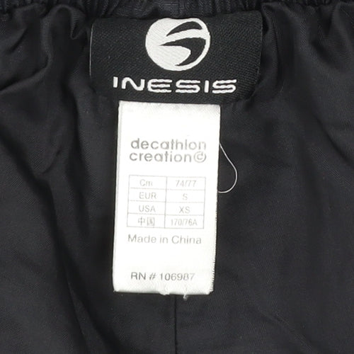 Inesis Men's Black S Walking Trousers Lightweight Quick Dry