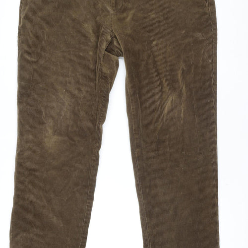 bugatti Men's Brown Corduroy Chino Trousers Size 2XL 38in