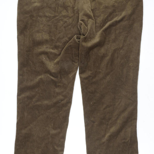 bugatti Men's Brown Corduroy Chino Trousers Size 2XL 38in