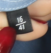 Remus Uomo Men's Blue 16 Slim Fit Long Sleeve Dress Shirt