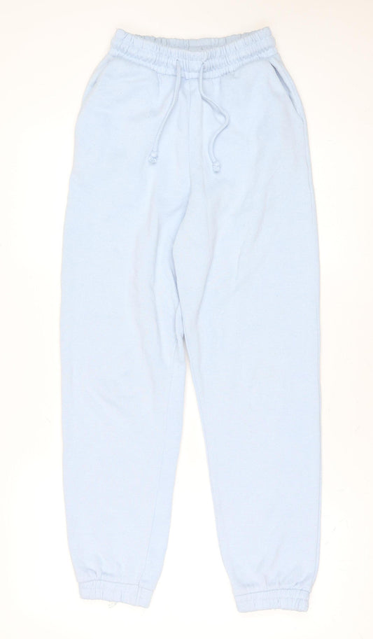 Zara Women Light Blue Jogger Sweatpants Size S Elastic Waist