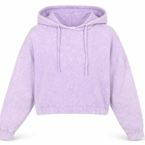 Pep&Co Women’s Lilac Pullover Hoodie L Cotton Blend Casual