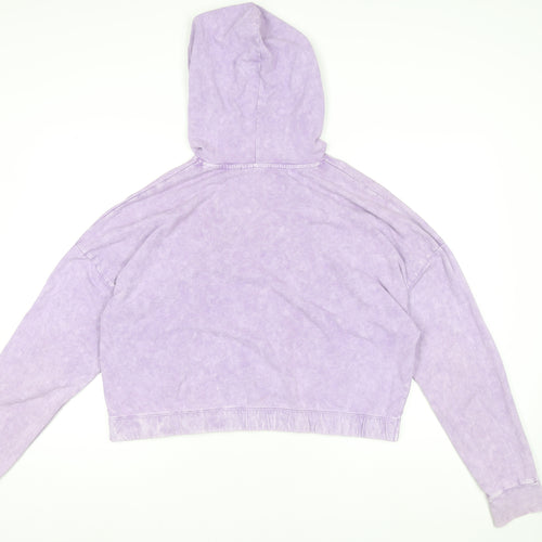 Pep&Co Women’s Lilac Pullover Hoodie L Cotton Blend Casual