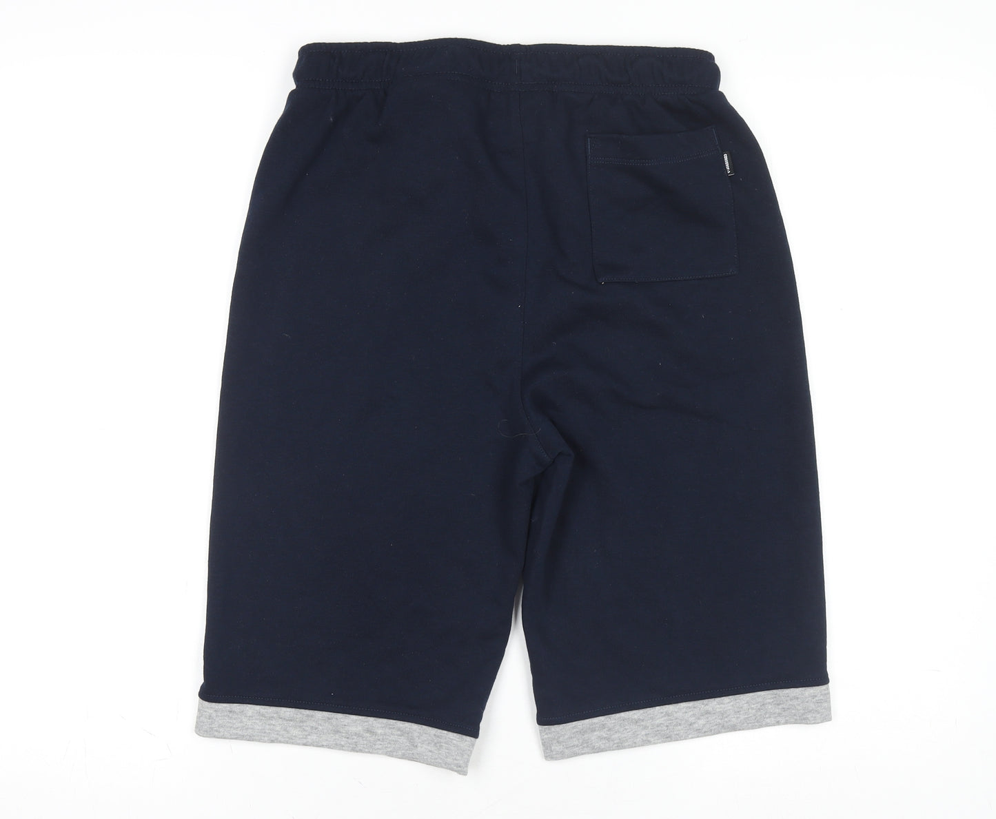 Converse Boys Navy Sweat Shorts XL 13-15 Years Athletic Drawstring