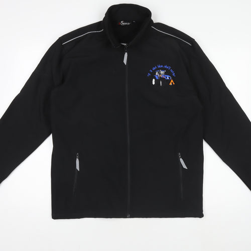 Kobra Workwear Mens Black M Softshell Embroidered Jacket