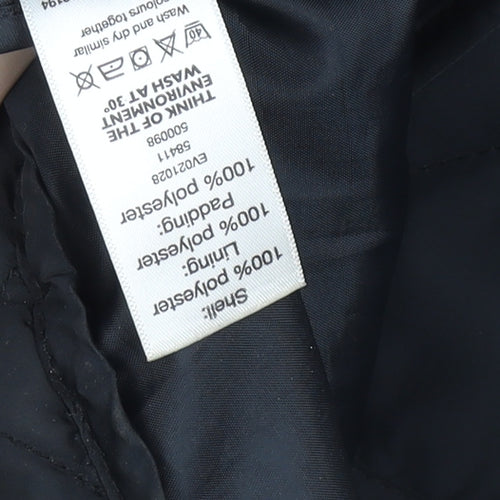 Stone Bay Women’s Black Quilted Mid-Length Jacket XL
