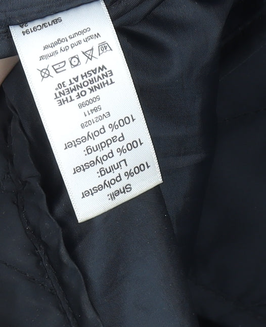 Stone Bay Women’s Black Quilted Mid-Length Jacket XL