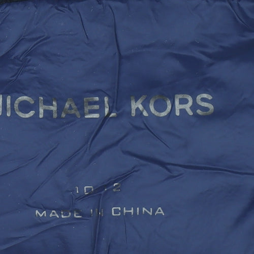 Michael Kors Boys Blue Hooded Padded Zip Jacket 10 Years Nylon Polyester