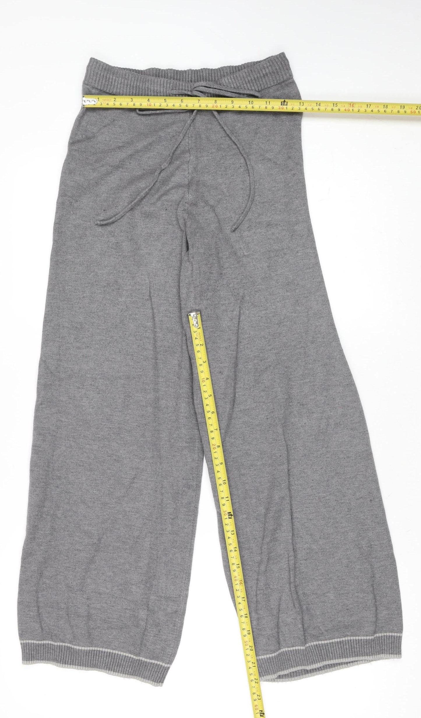 Theo & Spencer Womens Grey Small Jogger Trousers Rayon Blend