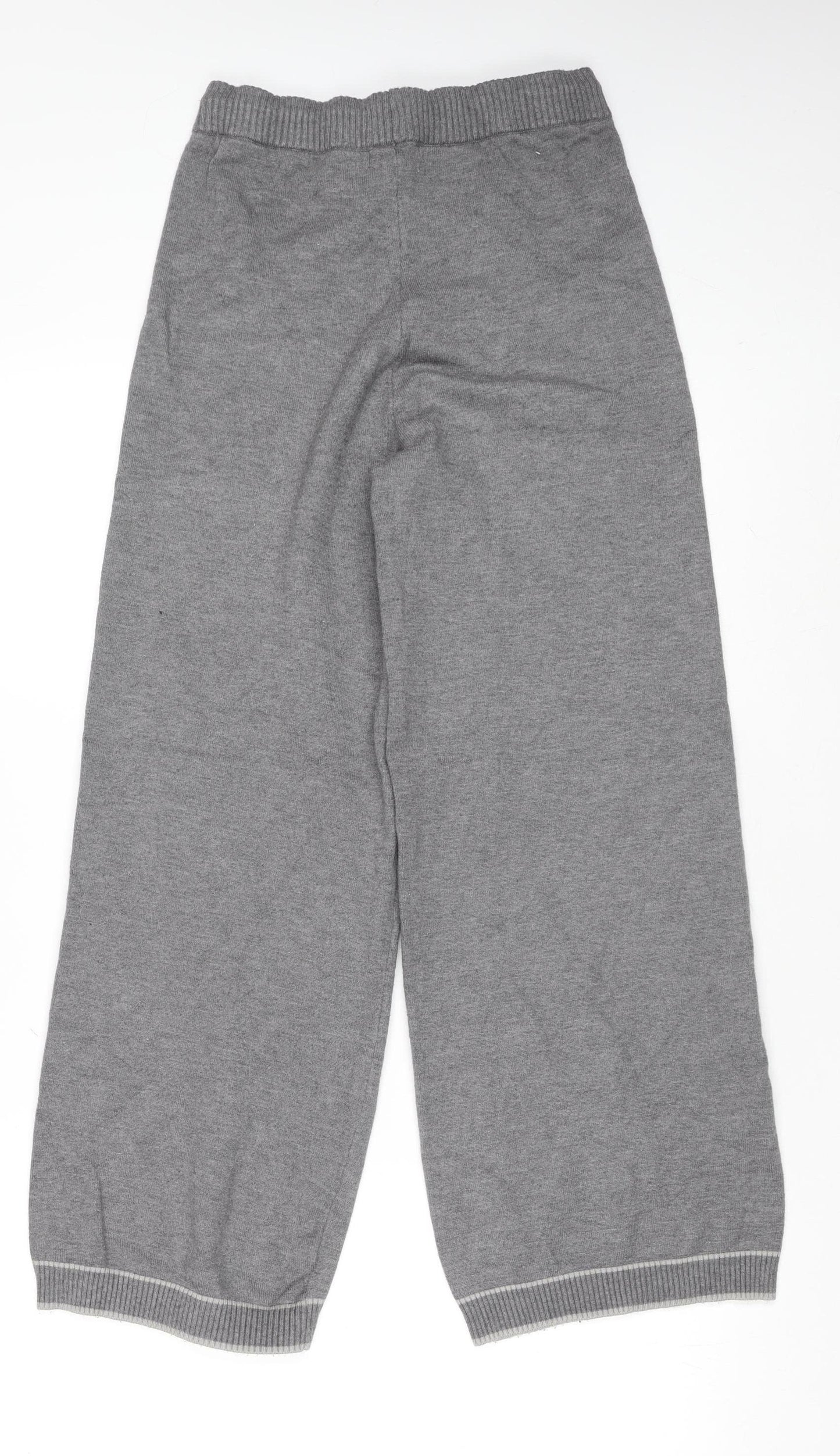 Theo & Spencer Womens Grey Small Jogger Trousers Rayon Blend