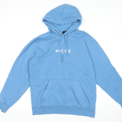 Nicce Women's Blue Pullover Hoodie Jumper Size M Long Sleeve