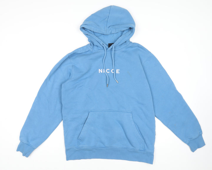 Nicce Women's Blue Pullover Hoodie Jumper Size M Long Sleeve