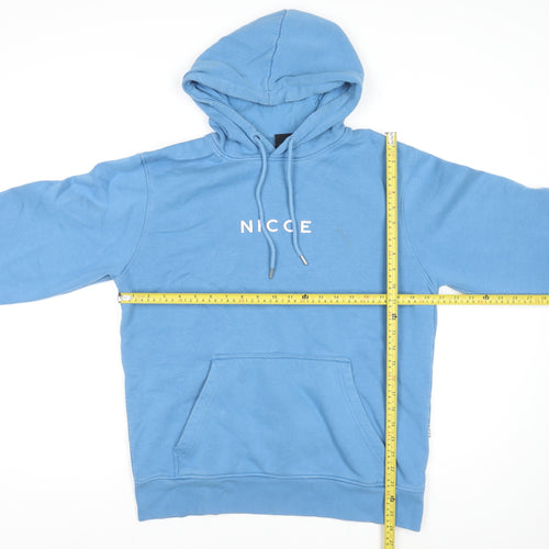Nicce Women's Blue Pullover Hoodie Jumper Size M Long Sleeve