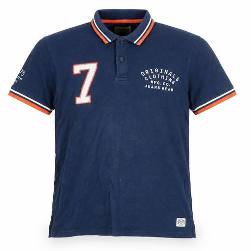 Jack & Jones Men’s Blue Originals Polo Shirt Size L Casual Style