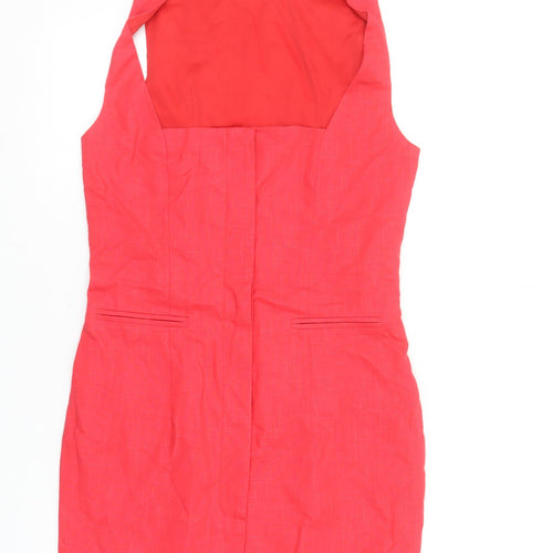Diffuse Women's Red Sleeveless Sheath Dress Size 8 Party Cocktail