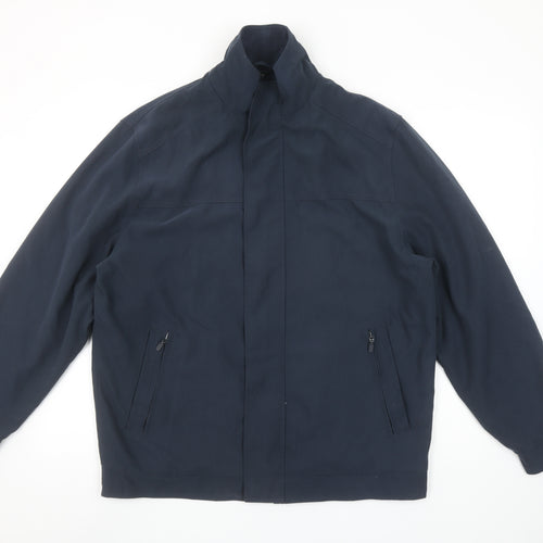 Wellington Men's Blue Full Zip Mid-Length Jacket Size 40 Regular