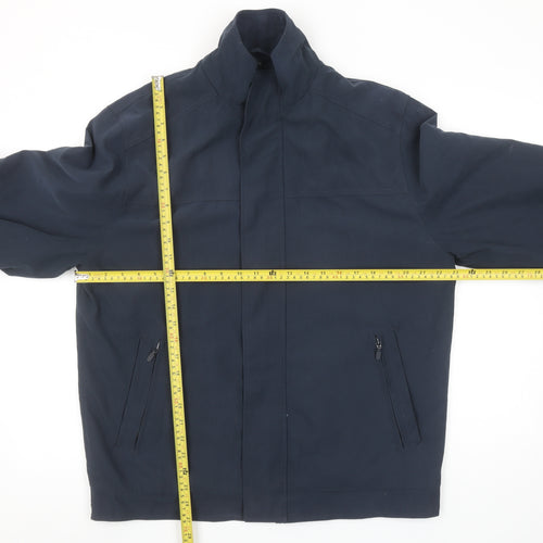 Wellington Men's Blue Full Zip Mid-Length Jacket Size 40 Regular