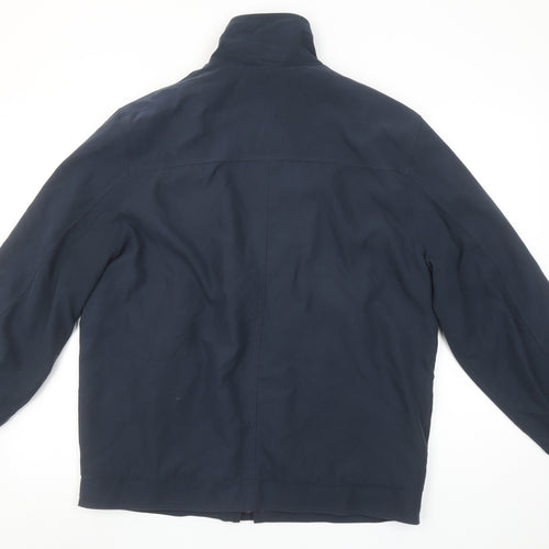 Wellington Men's Blue Full Zip Mid-Length Jacket Size 40 Regular
