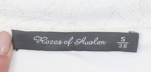 Roses of Avalon Women Ivory Lace Sheath Dress Size 10