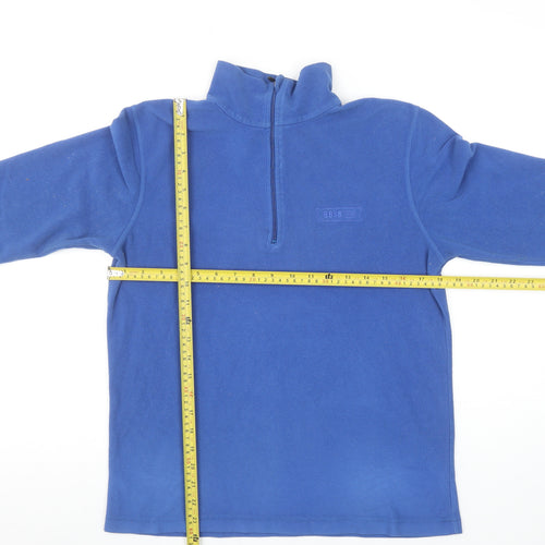 8848 Women’s Blue Fleece 1/2 Zip Pullover Sweatshirt M