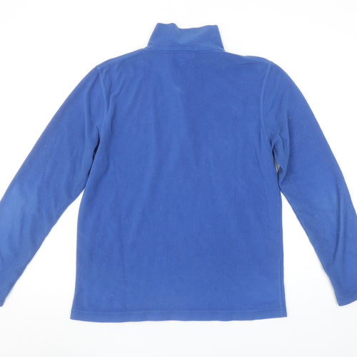 8848 Women’s Blue Fleece 1/2 Zip Pullover Sweatshirt M