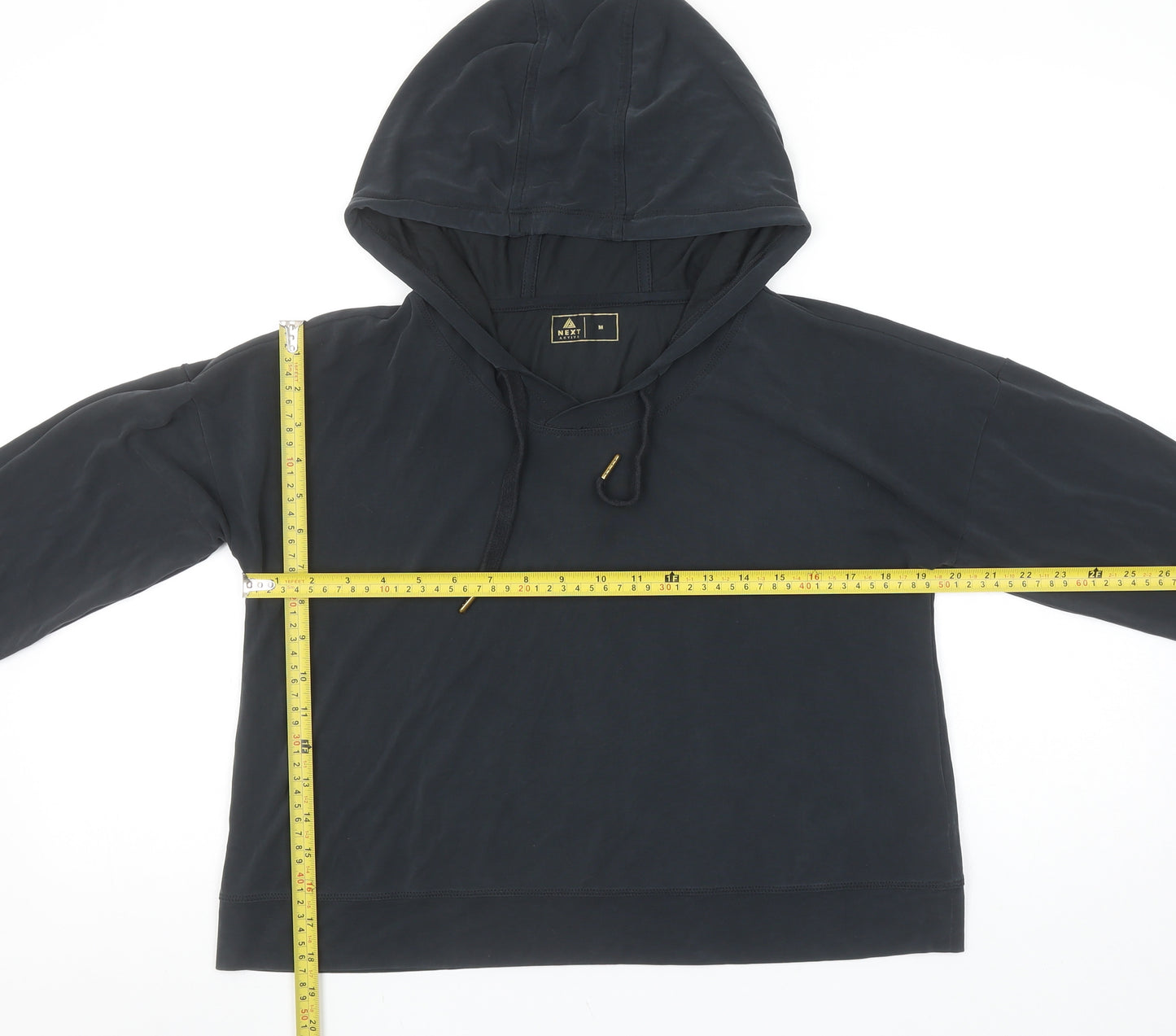 Next Active Women's Black Medium Modal Blend Pullover Hoodie