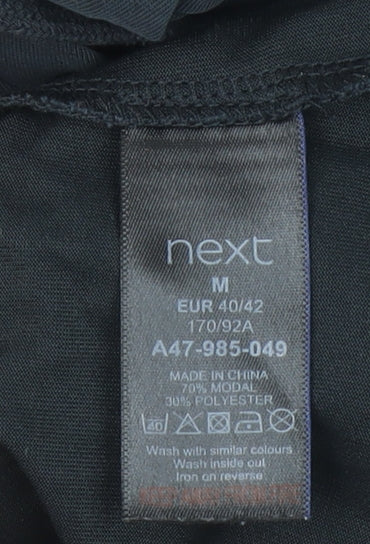 Next Active Women's Black Medium Modal Blend Pullover Hoodie
