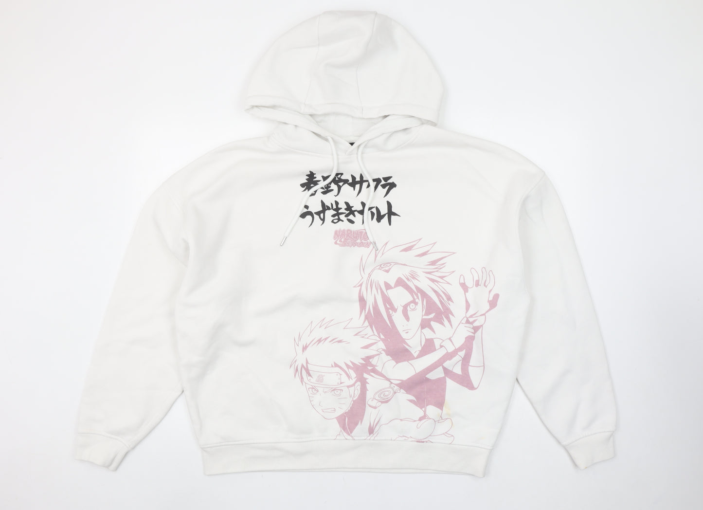 Naruto Shippuden White Hoodie Women S Anime Graphic Pullover