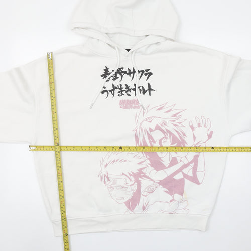 Naruto Shippuden White Hoodie Women S Anime Graphic Pullover