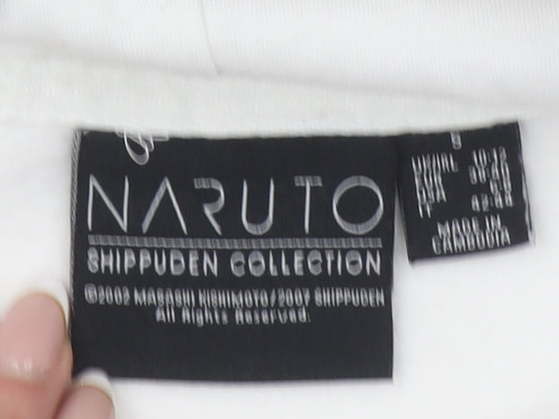 Naruto Shippuden White Hoodie Women S Anime Graphic Pullover